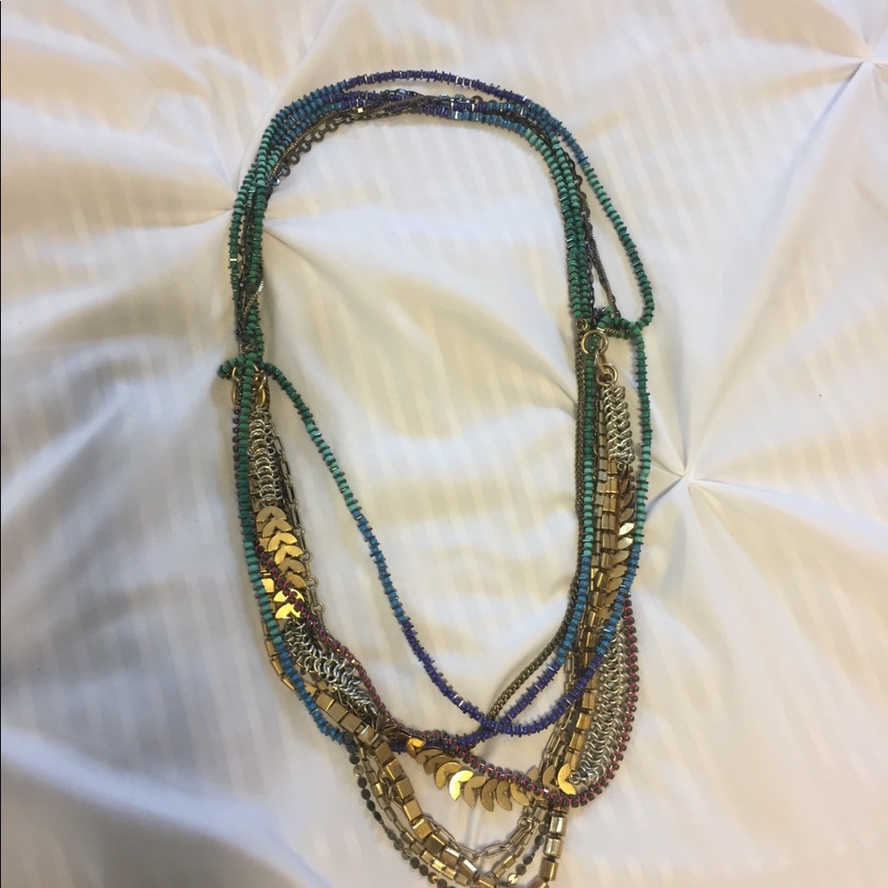 Stella and Dot Moxed Metal necklace